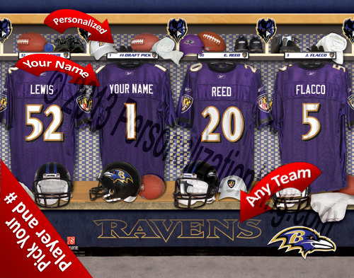 Baltimore Ravens Personalized Prints Baltimore Ravens Personalized Prints