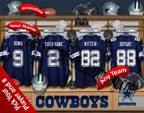 Dallas Cowboys Personalized Prints Dallas Cowboys Personalized Prints