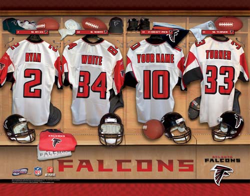 atlanta falcons personalized jersey